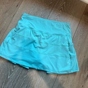Turquoise Athletic Skort
